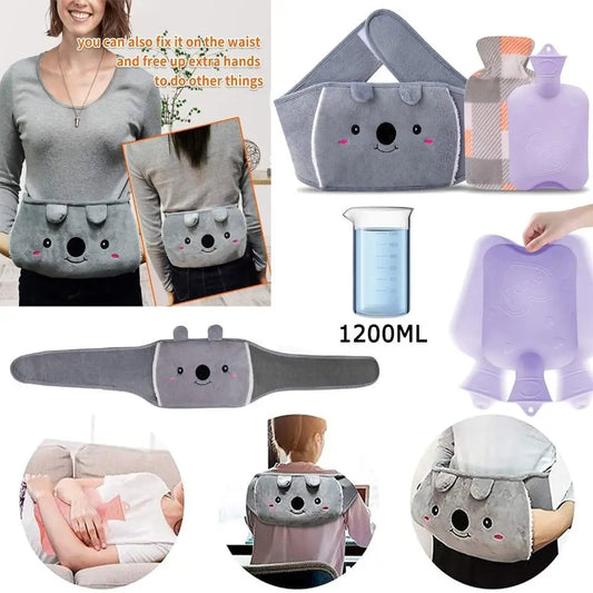 חגורת שקית מים חמים בעיצוב קריקטורי